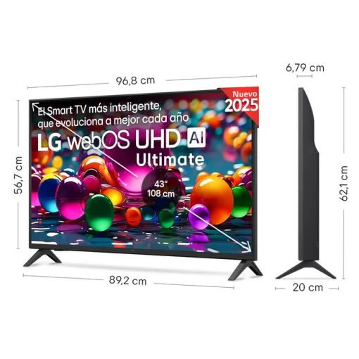 TV  Led 43" 4K UHD Smart 43UA75006LA LG