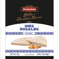 Torta de chocolate blanco Inés Rosales DELAVIUDA, caja 150 g