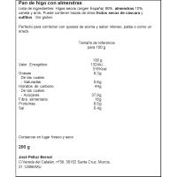 Pan de higo con almendra DE JUAN, 1 ud, 200 g