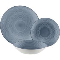 Plato de postre de porcelana, Cirix azul VERSA, Ø19 cm