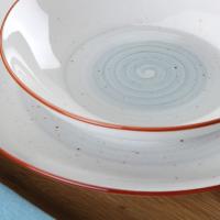 Vajilla de porcelana Vela azul VERSA, 18 piezas