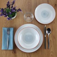 Vajilla de porcelana Vela azul VERSA, 18 piezas