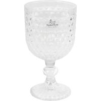 Copa transparente de cristal, 360 cc IZARO, set 4 uds