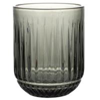 Vaso de vidrio tallado verde Odiel SANTA CLARA, 270 ml