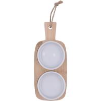 Set 2 boles para tapa con tabla QUID, 20x8,5x3,3cm