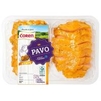 Medallón de pechuga de pavo al curry COREN, bandeja aprox. 500 g Medallón de pechuga de pavo al curry COREN, bandeja aprox. 500 g
