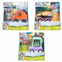 BLUEY Oinarrizko ibilgailua figurarekin, hainbat modelo gom. adina: +3 urte