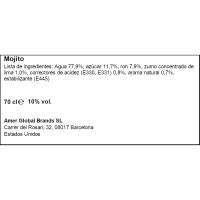 COPPA Cocktails Mojitoa, botila 70 cl