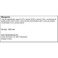 Cocktails Margarita COPPA, botella 70 cl