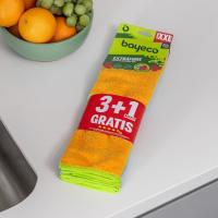 Bayeta microfibra XXL BAYECO, pack 3+1 ud