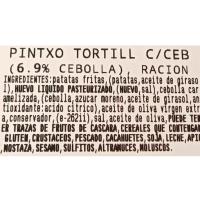 Pintxo de tortilla de patatas con cebolla, 1 ud