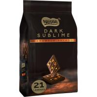 Láminas de chocolate negro y caramelo salado NESTLÉ, bolsa 150 g