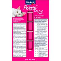 Alimento de pollo y salmón para gato POESIE DELICE, pack 6x85 g