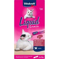 Snack líquido pate biotina para gato VITAKRAFT, caja 6 uds Snack líquido pate biotina para gato VITAKRAFT, caja 6 uds