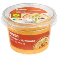 Hummus marroquí EROSKI, tarrina 240 g