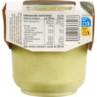 Crema de calabacín y queso EROSKI, tarro 350 ml