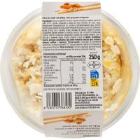 Pollo al curry con arroz EROSKI, bandeja 250 g