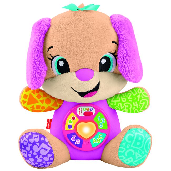 Peluche perrito Ríe y aprende, juguete musical edad rec:6-36 meses FISHER-PRICE
