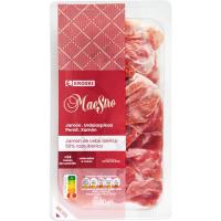 Jamón cebo ibérico 50% r. ibérica EROSKI MAESTRO, bandeja 90 g Jamón cebo ibérico 50% r. ibérica EROSKI MAESTRO, bandeja 90 g
