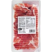 Jamón cebo ibérico 50% r. ibérica EROSKI MAESTRO, bandeja 90 g