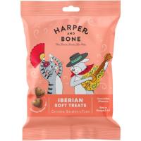 Snack corazón de pollo&salmón perro&gato HARPER&BONE, bolsa 90 g