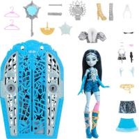 MONSTER HIGH Skulltimate Secr 6 Frankie Stein panpina armairuarekin, gom. adina: +4 urte