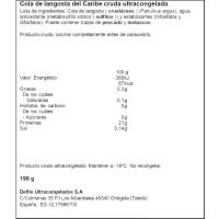 Cola langosta al vacío skin DELFIN, bandeja 196 g