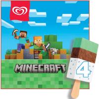 FRIGO Gelat Minecraft, 4 ale, kutxa 300 ml