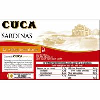 CUCA sardina Picantona saltsarekin, lata 120 g