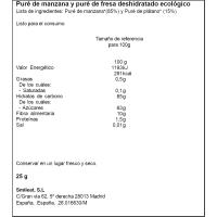 Sminolas de plátano y manzana SMILEAT, bolsa 25 g
