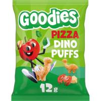 Snack dino puff pizza GOODIES, bolsa 12 g Snack dino puff pizza GOODIES, bolsa 12 g