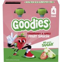 Bolsita manzana fresa GOODIES, pack 4x100 g