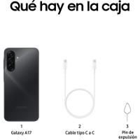 Smartphone libre, negro 8/256 GB, Galaxy A17 SAMSUNG