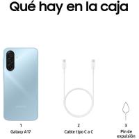 Smartphone libre, azul 8/256 GB, Galaxy A17 SAMSUNG