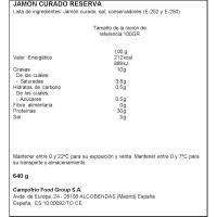 Maletín jamón reserva NAVIDUL, pack 8x80 g