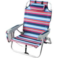 Silla Top Baja, aluminio y textilene, 5 posiciones, CT-103 R.VERGE, 62x61x24/78 cm