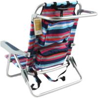 Silla Top Baja, aluminio y textilene, 5 posiciones, CT-103 R.VERGE, 62x61x24/78 cm