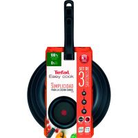 Sarten de aluminio Easy TEFAL, set  Ø20, 24 y 28 cm