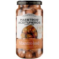 Aceitunas receta del Maestro José M.ACEITUNEROS, frasco 190 g