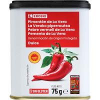 Pimentón dulce de la Vera D.O.P. EROSKI, lata 75 g