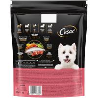 Alimento de pollo, salmón y verdura para perro CÉSAR, saco 800 g