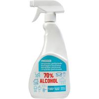 Alcohol limpieza 70% perfumado EROSKI, pistola 750 ml