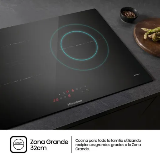 Placa inducción con 3 zonas de cocción HI6321BSCE HISENSE