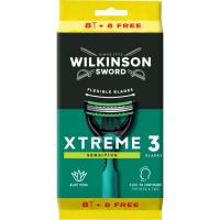 Maquinilla desechable WILKINSON XTREME 3 SENSITIVE, bolsa 16 uds