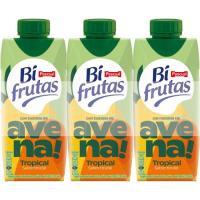 Bifrutas con bebida de avena tropical BIFRUTAS, pack 3x330 ml