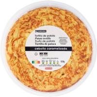 Tortilla de patatas con cebolla caramelizada EROSKI, 1 ud, 600 g