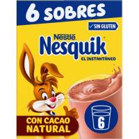 Cacao en polvo NESQUIK, 8 sobres, caja 81 g
