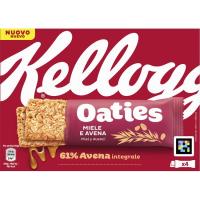Barritas de miel KELLOGG`S OATIES, pack 4x40 g