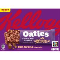 Barritas de chocolate KELLOGG`S OATIES, pack 4x40 g