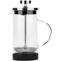 Cafetera de prensa francesa, borosilicato, 600 ml, asa de tacto frío JATA
